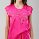 Drape Dress wth Bead work (6)