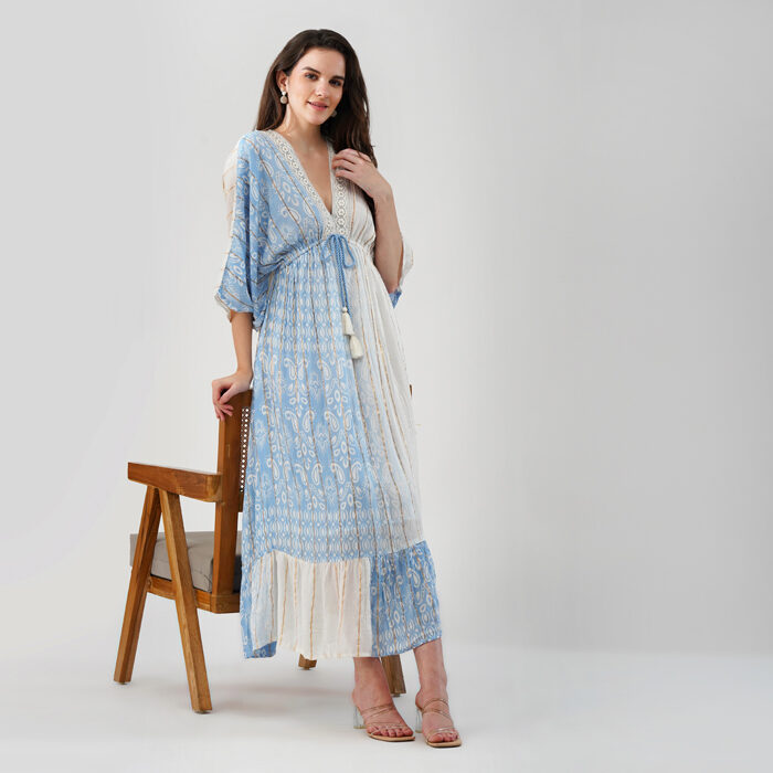 Printed Kaftan dress (1)