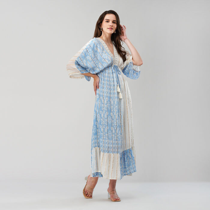 Printed Kaftan dress (4)