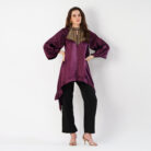 Purple Trapeze Tunic (1)