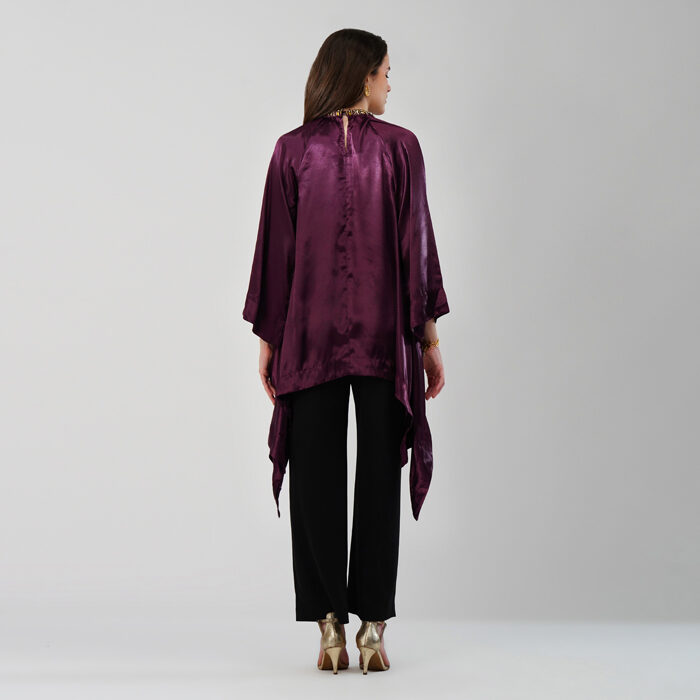 Purple Trapeze Tunic (2)