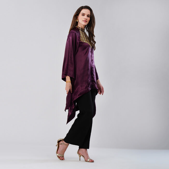 Purple Trapeze Tunic (4)