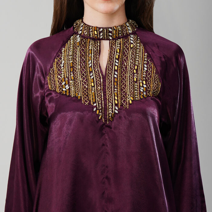 Purple Trapeze Tunic (6)