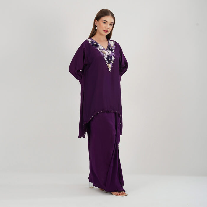 Asymmetrical kurta with skirt (3)