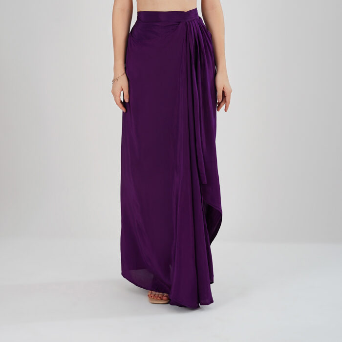 Asymmetrical kurta with skirt (5)