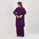 Asymmetrical kurta with skirt (6)