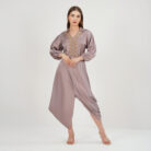 Asymmetrical midi dress Lavender (3)
