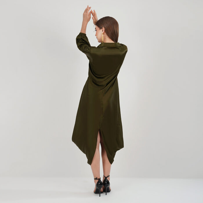 Asymmetrical midi dress Olice (2)
