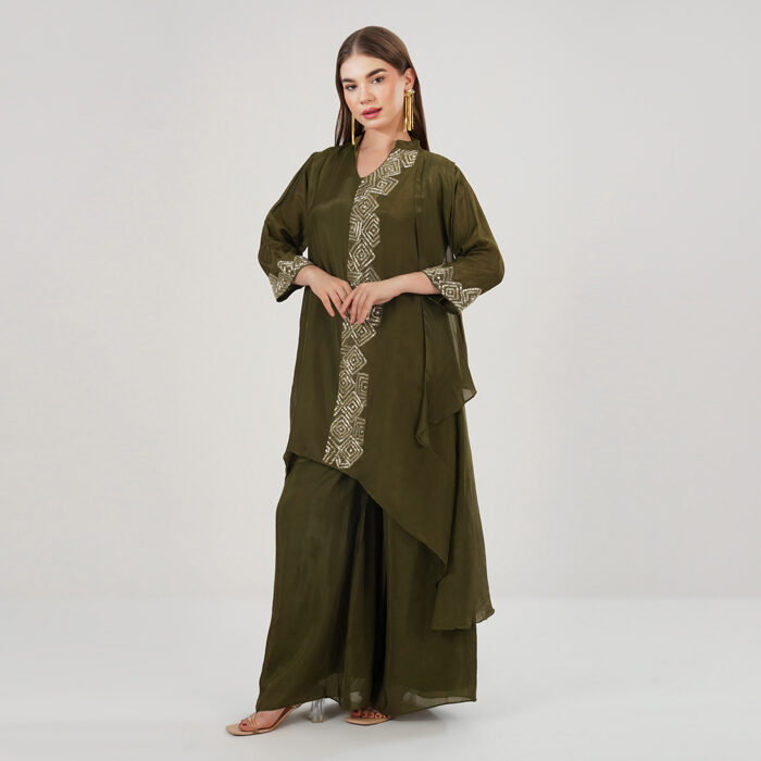 Geo Kurta with Pants (2)