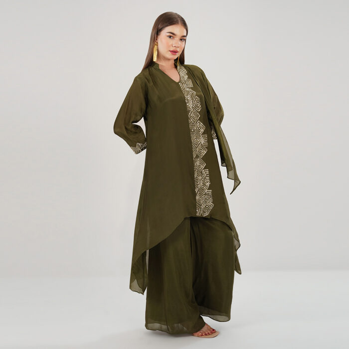 Geo Kurta with Pants (3)