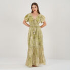 Mettalic Maxi Dress (2)