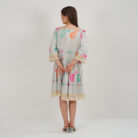 Off Shoulder Dress sky blue (2)